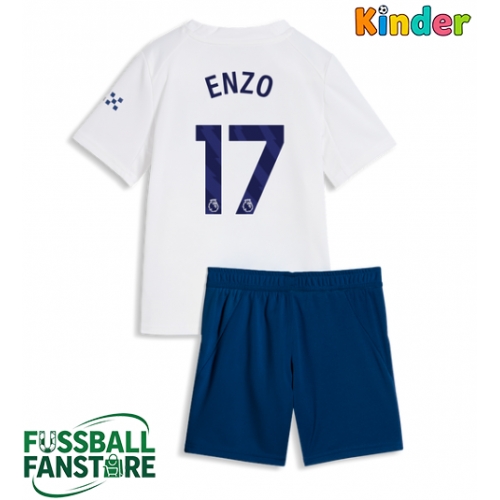 Manchester City Enzo Fernandez #17 Replik 3rd trikot Kinder 2026-27 Kurzarm (+ Kurze Hosen)